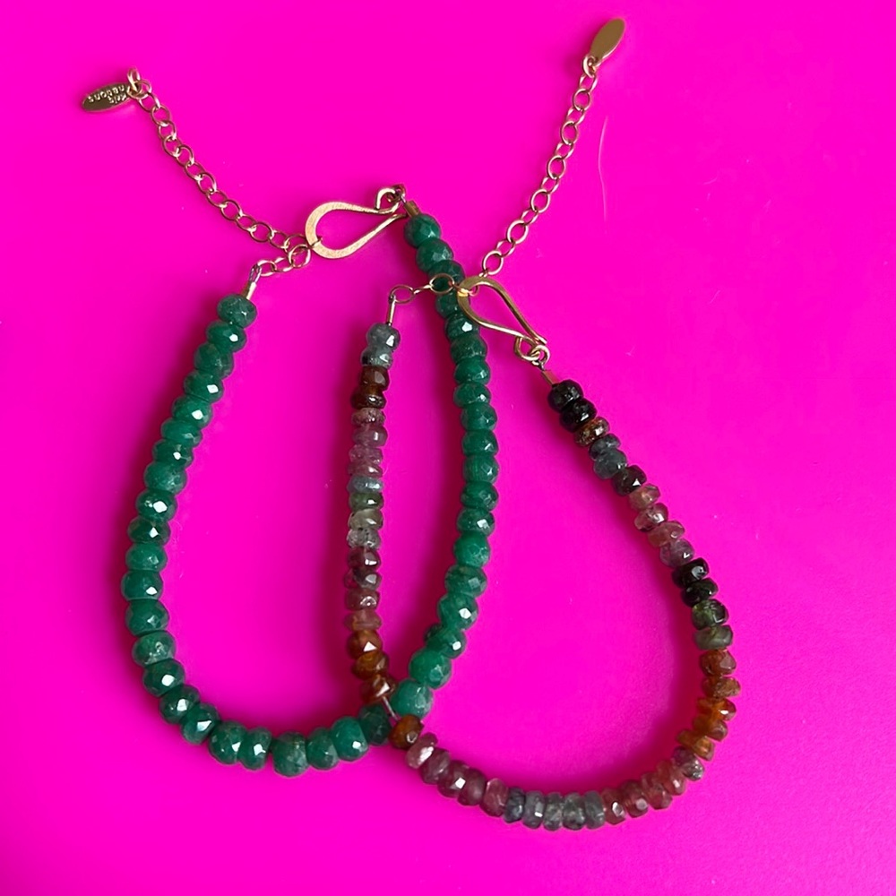 Kris Nations Gemstone Beaded Bracelets - image 1